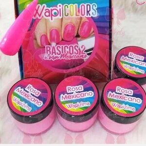Wapizima collection Rosa mexicano basic 2 ..dip power nail .. acrylic nail power